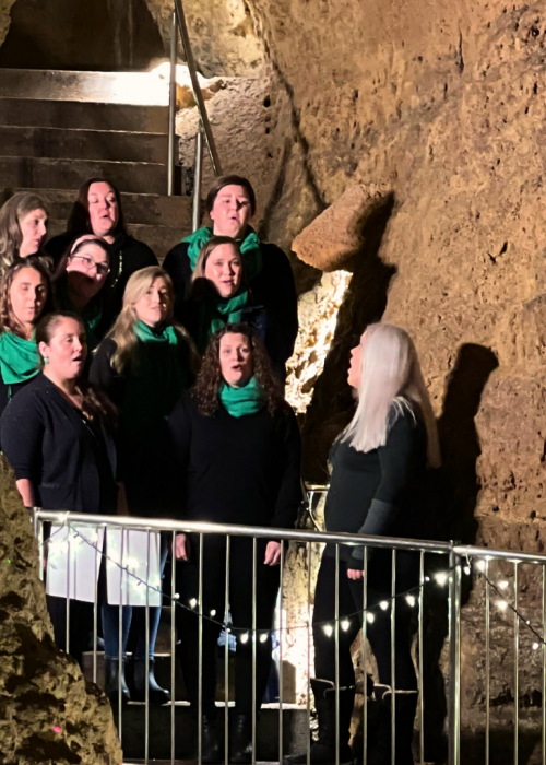 Caroling in the Cave